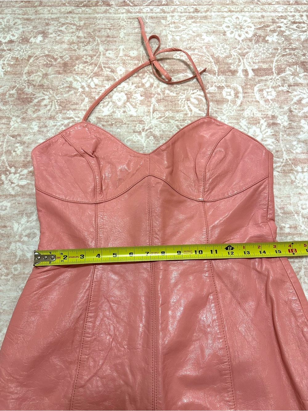 Vintage 🪷 Real Leather Y2K FUBU Dress - RARE - Picture 13 of 16